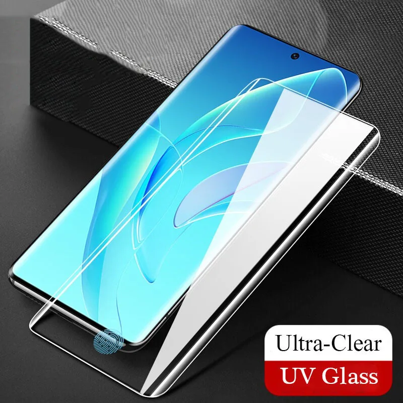 Protector de pantalla de vidrio templado con pegamento líquido UV, para Samsung S20 FE Note 8, 9, 10, 20, S21, S10, 5G, S8, S9 Plus, Galaxy S22, S23