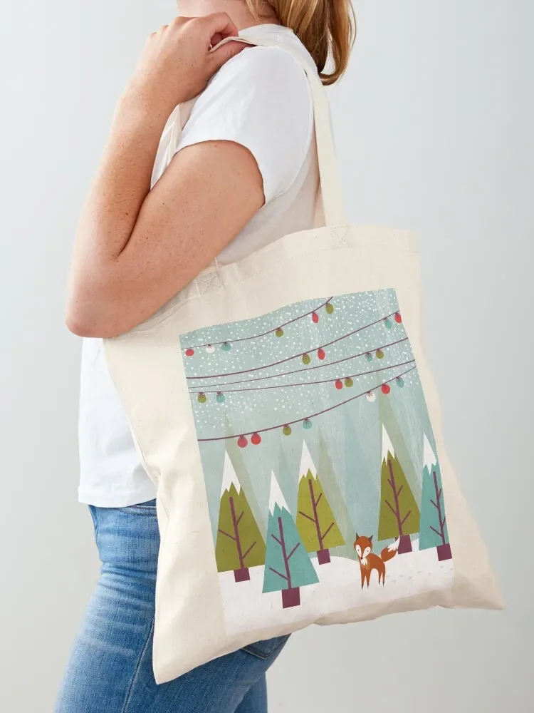 Winter Tote Bag shopper bags female bag canvas shopping bag