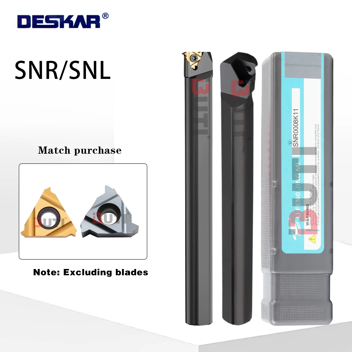 

CNC Lathe SNR0008K11 SNR/L0010K11 SNR/L0016Q16 SNR0020R16 SNR0025S16 DESKAR 100% Original Thread Cutting Tool Holder ToolCutting