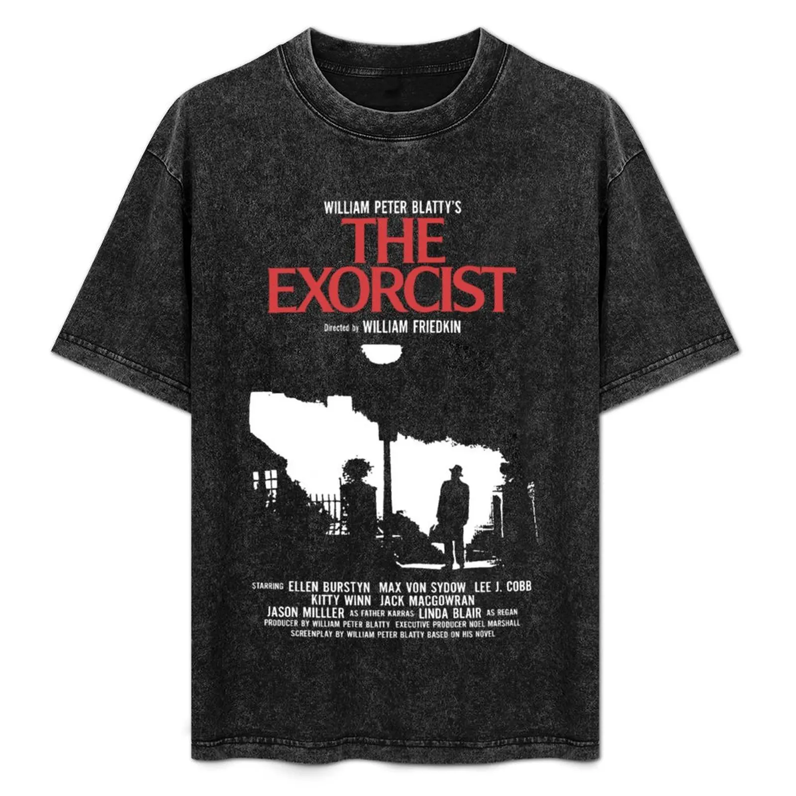 

The Exorcist Movie T-Shirt heavyweights graphic tee shirt graphic t shirt vintage plus sizes mens champion t shirts