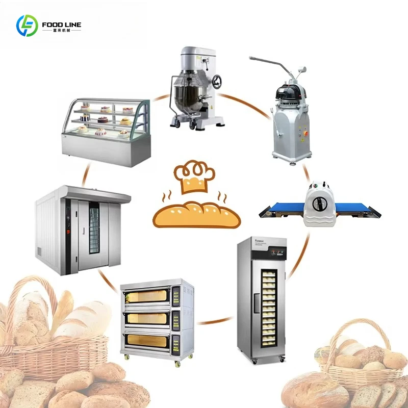 Professional Commercial Kitchen Bakery Equipment-Full Set Bread Making Machine Baking Oven One-Stop Solution Customized
