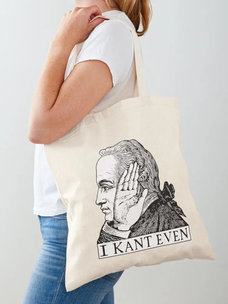 

I Kant Even Tote Bag Fabric bag tote bag men shopper bags for women large tote