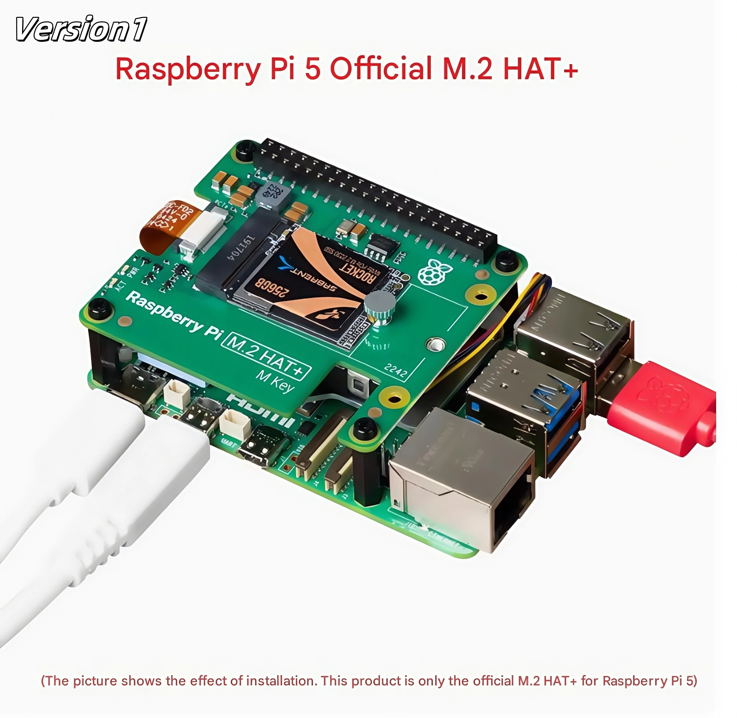 Raspberry Pi 5 AI Kit Artificial Intelligence Kit M.2 HAT+