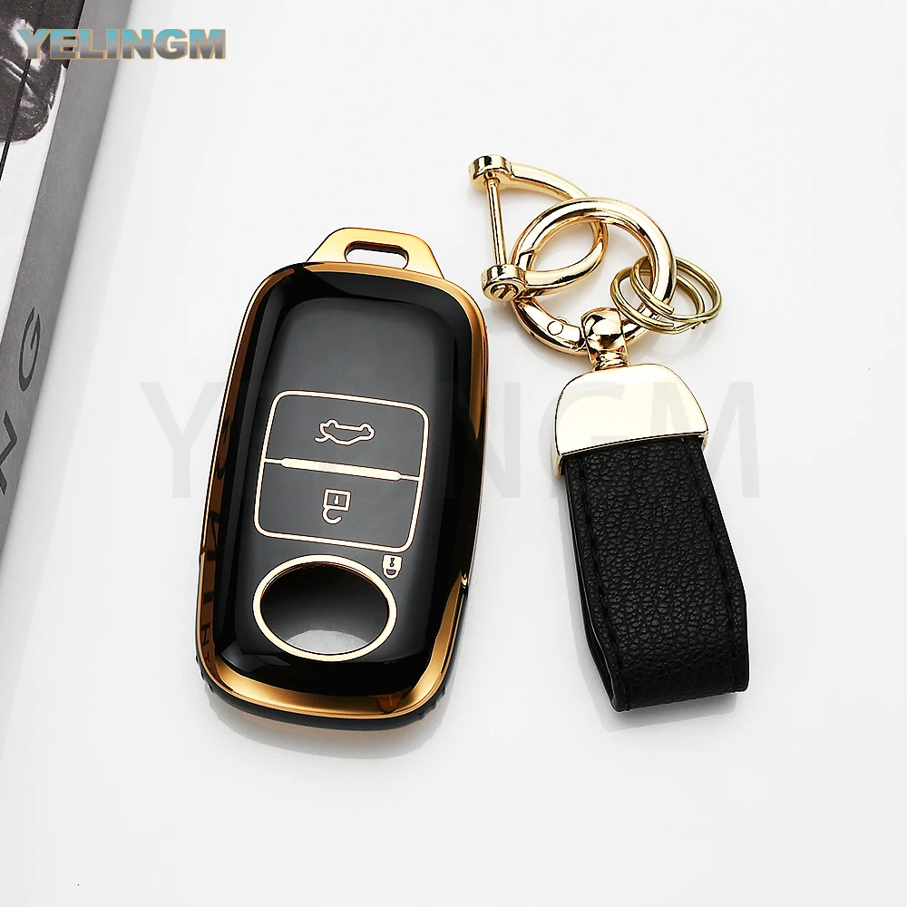 Carcasa de 3 Botones para Llave de Coche Toyota Yaris Ativ Raize Veloz Avanza Rush Perodua Daihatsu Malasia, Funda Protectora Inteligente para Llave de Coche