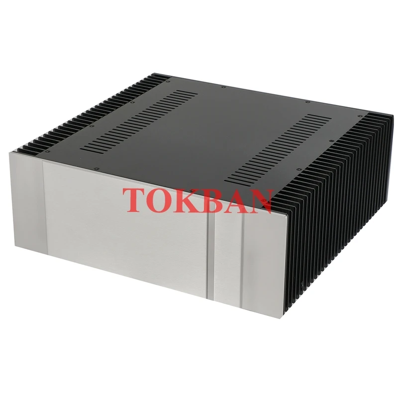 Tokban Audio CJ194 430*150*410mm All Aluminium Class A Amplifier Chassis Enclosure DIY Audio Amplifier Case Shell