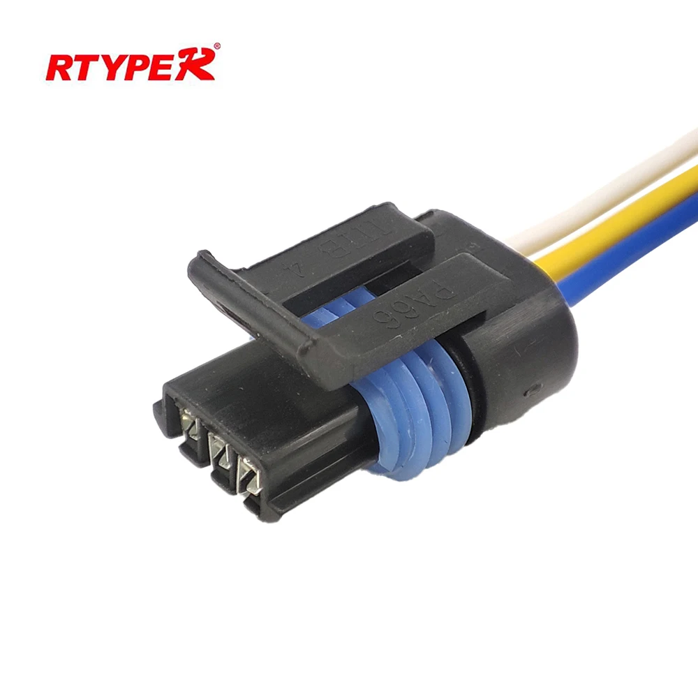 1/5/10 Set 3 Pin Gm Auto Zwarte Krukas Positiesensor Waterdichte Connector Kabelboom Plug 12162182 12162185 12162280