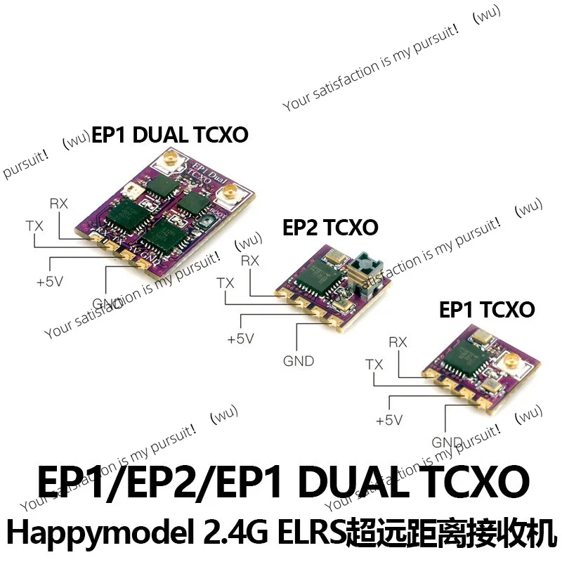 2.4G ELRS Receiver EP1 EP2 Dual TCXO Long Range Micro FPV Drone RC Parts