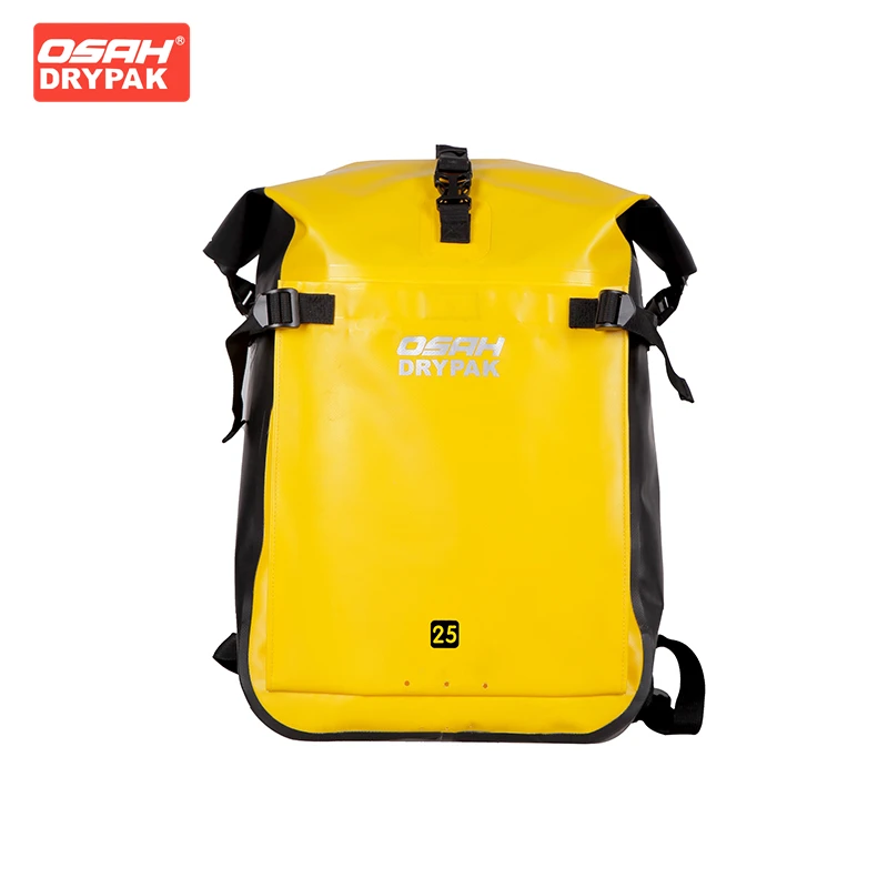 

OSAH Yellow Multifunctional Outdoor Sports Travel Backpack 25L Large Capacity Waterproof Diving Pack Motorcycle Riding Gears Bag