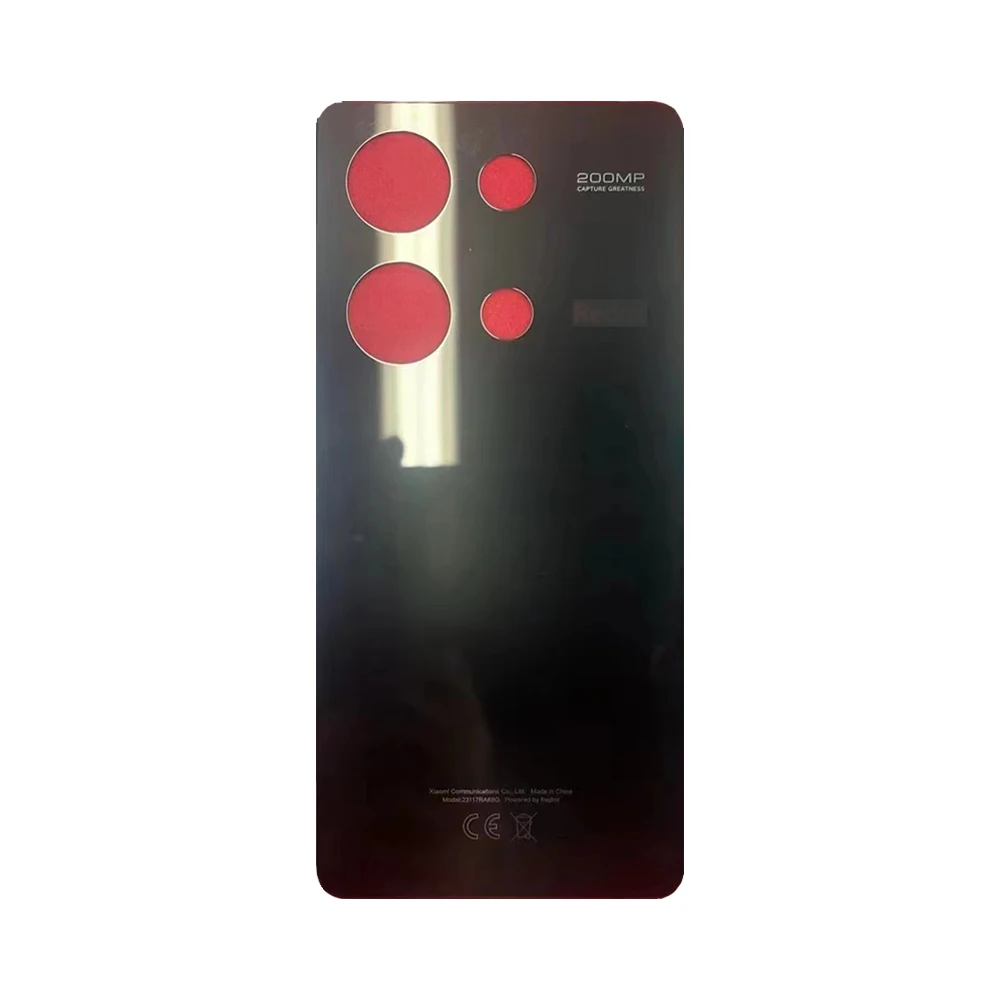 New For Redmi Note 13 Pro Battery Cover Housing Door Back Rear Case Replacement Repair Parts