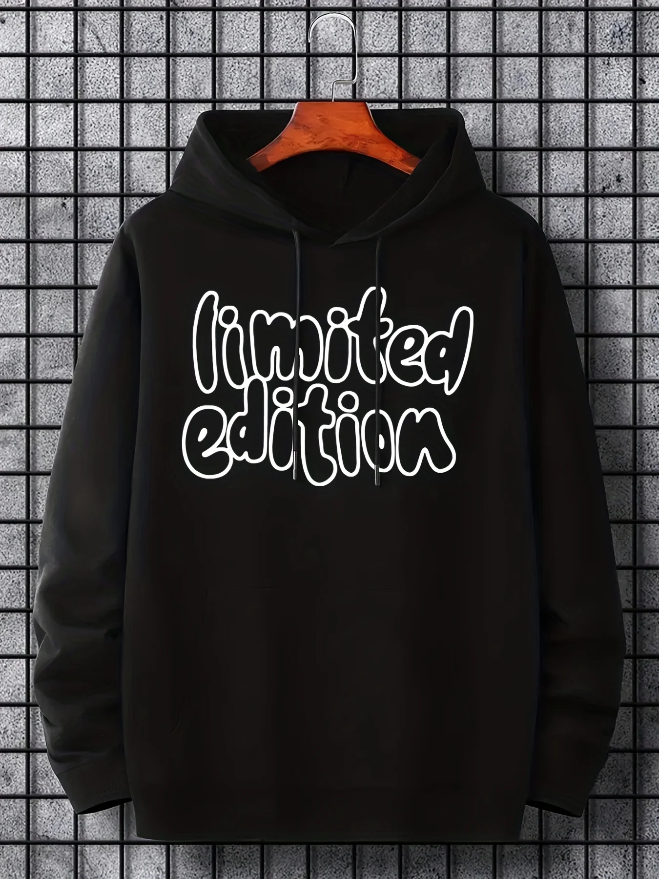 Limited Edition Men's Hoodie Autumn Winter Sweatshirt Male Daily Casual Fashion Pullover Outdoor Gym Fitness Sporty Hooded Coats