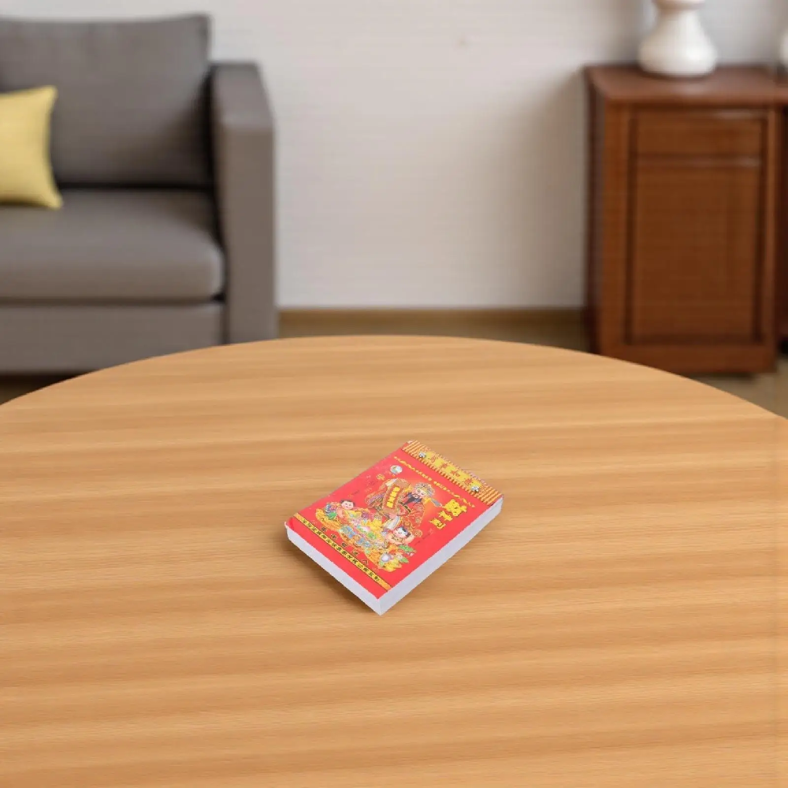 

Традиционный китайский календарь на 2026 года, отрывной подвесной год лошади с печатью высшего качества для домашнего использования