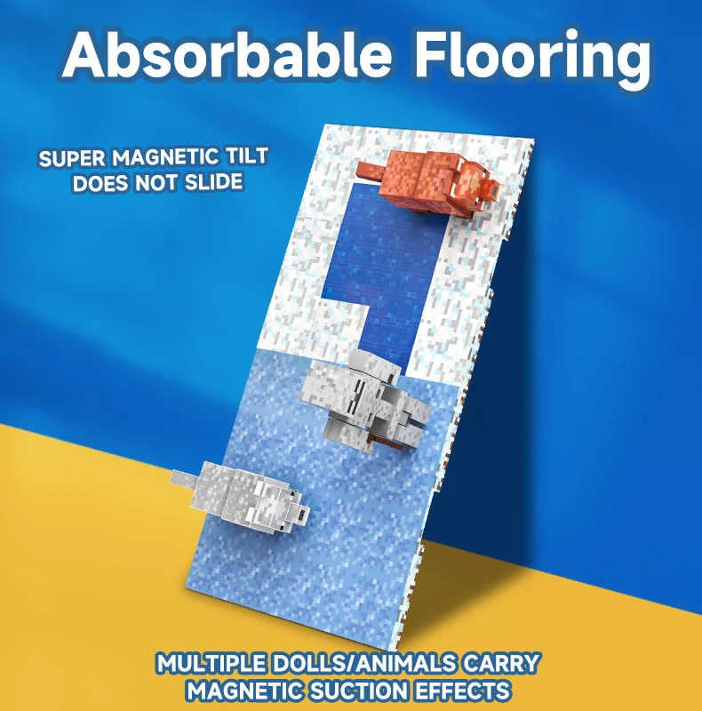 Mini Magnetic Building Blocks Toy Educational Playset for Boys And Girls Creative Thinking Skill Development