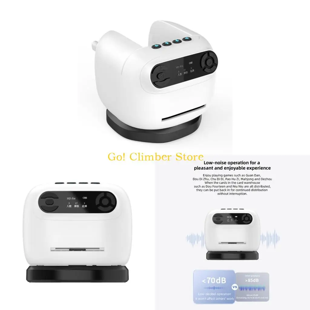 

Q84C Перезаряжаемая автоматическая дилерская дилерская устройство 360 DGREES Механизм механизма шумоподавления.