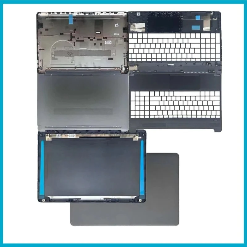 

NEW Gray LCD Back Cover Front Bezel Hinges Palmrest Bottom Case For HP 15-DW 15S-DU 15S-DR 250 G8 255 G8 TPN-C139