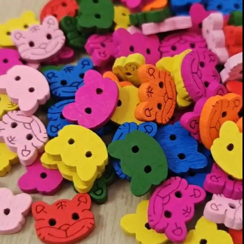 50PCS Tiger Head Wo… - image