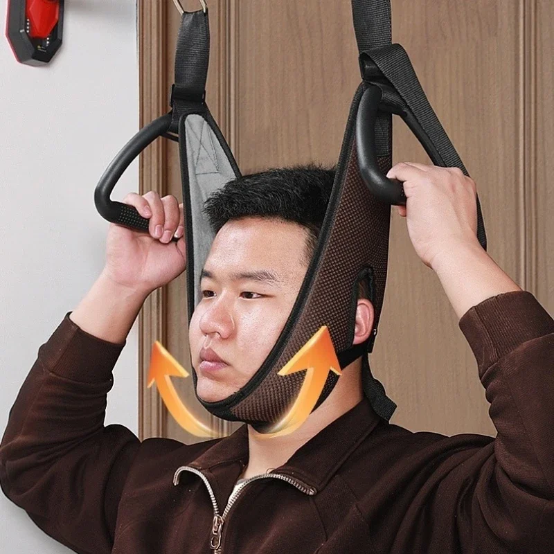 Hals Suspension Hals Stretching Gerät Zervikale Traktion Gürtel Strap Zervikale Horizontale Bar Suspension Haushalt Traktion Gürtel