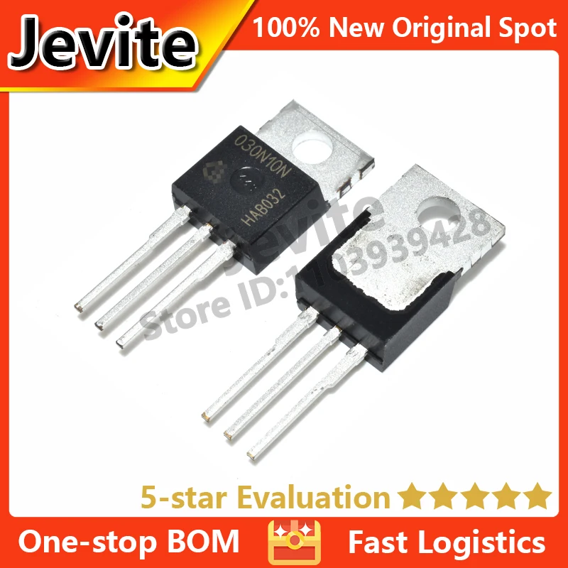 

Jevite 100% New Original electronics Controller 10-50 units/lote 030N10N IPP030N10N3G TO-220 100V 100A MOSFET transistor