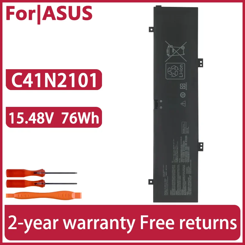 Оригинальный аккумулятор для ноутбука C41N2101 для ASUS FX517Z FX517ZE FX517ZM FX517ZC FX517ZR GA402RK UM6702RA 15,48 В 76 Втч 4920 мАч