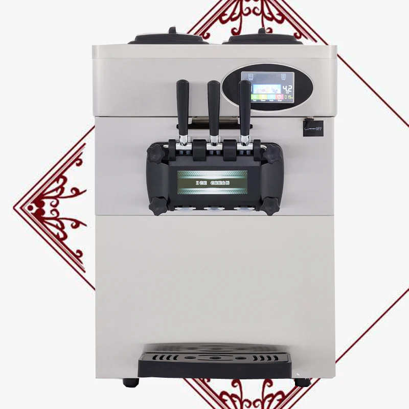 

Commercial Soft Ice Cream Makers Machine Electric Ice Cream Vending Machine Stainless Steel Sundae Ice Cream Machine