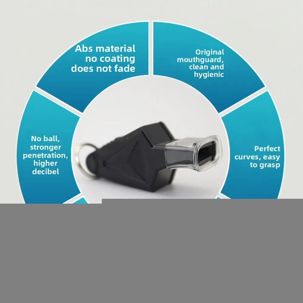 صفارة الحكم المطورة عالية الملعب لمعلمي البولي ايثيلين كرة السلة/كرة القدم/الكرة الطائرة مباريات الرياضة في الهواء الطلق المنقذة للحياة والسباحة