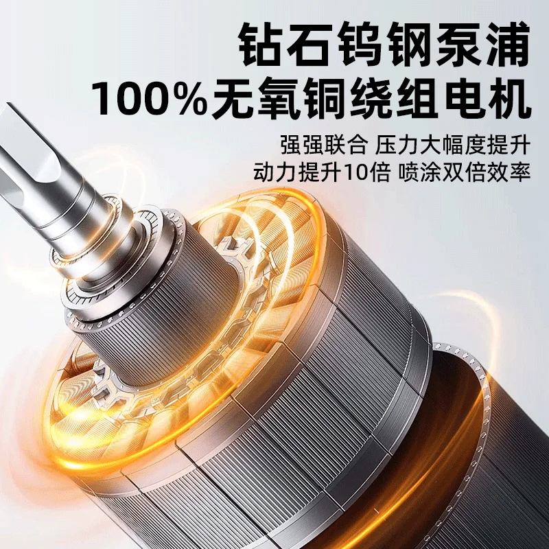 Portable Small Spray Machine Handheld Lithium Battery Special Multi-Function Repair High-Pressure Airless Paint Sprayer Machine