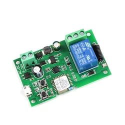 1 canale Ewelink Wifi RF Switch Module autobloccante DC 5V 7-32V Wireless APP telecomando per Alexa/Googole Smart Home 433MHZ