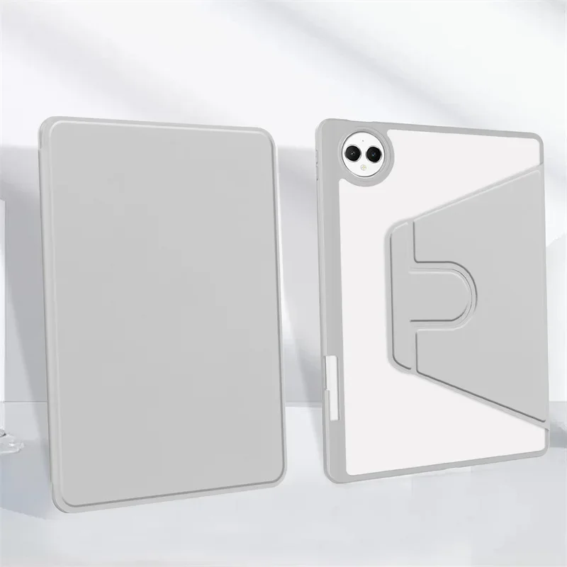 حافظة لهاتف هواوي Matepad Pro 12 2 مع حامل قلم رصاص 360 درجة دوارة من الأكريليك الصلب اللوحي لـ Matepad Pro 12.2 2025 2024