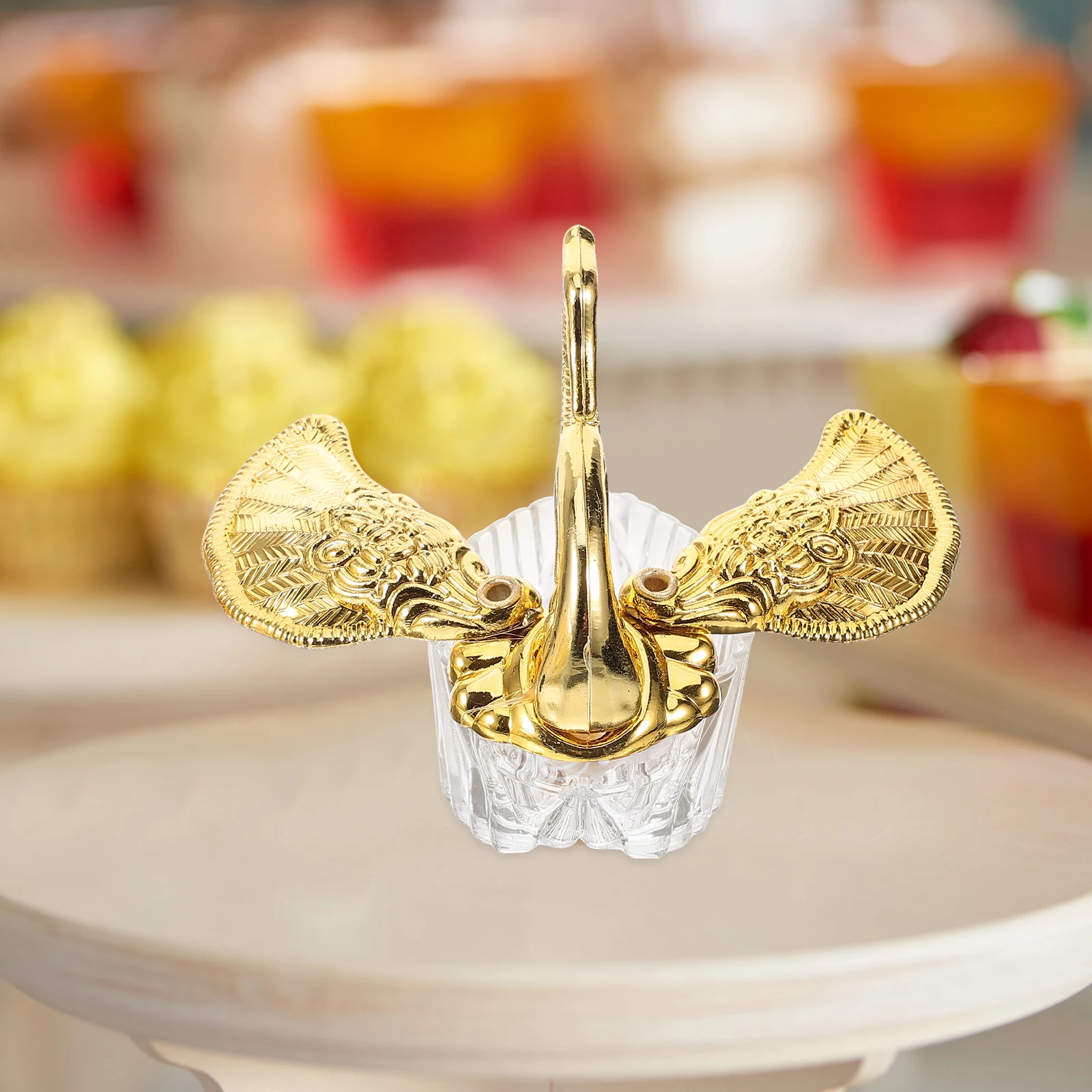 

12pcs Gift Box Swan Shape Decorative Containers Valentine Party Favors Holiday Packaging Cookies Boxes Plastic Holder