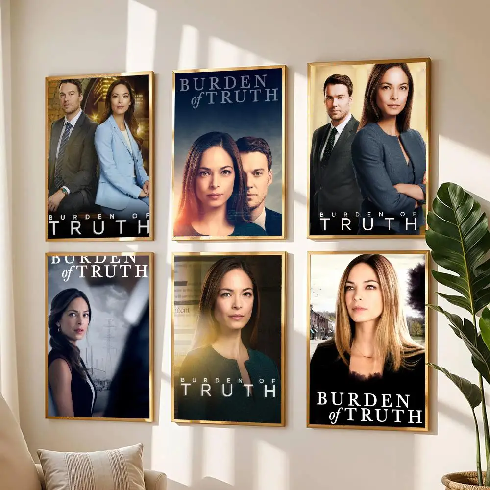 tv series B-Burden of Truth-H Poster Modern Wall Decal for Living Room Cafe Office Bar and Bedroom