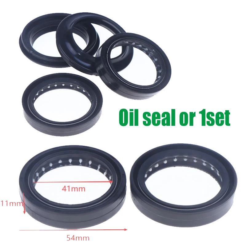 Oil seal or 1set 41x54x11 Oil Seal & Dust Cover Front Fork For Kw Hd CB-1 CB1 CB400 CBR400 CB750 Accessories