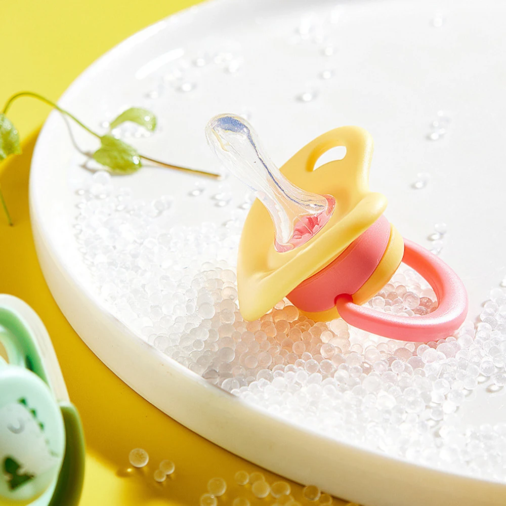 1PC Cartoon Pattern Food-grade Silicone Pacifier BPA-free Silicone Dishwasher Safety Pacifier with Dust Cover image 5