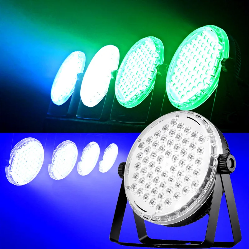 

2024 New Stage 60 Full Color Par Light 4-in-1 High Power Conference Hall Atmosphere RGBW Dye Light