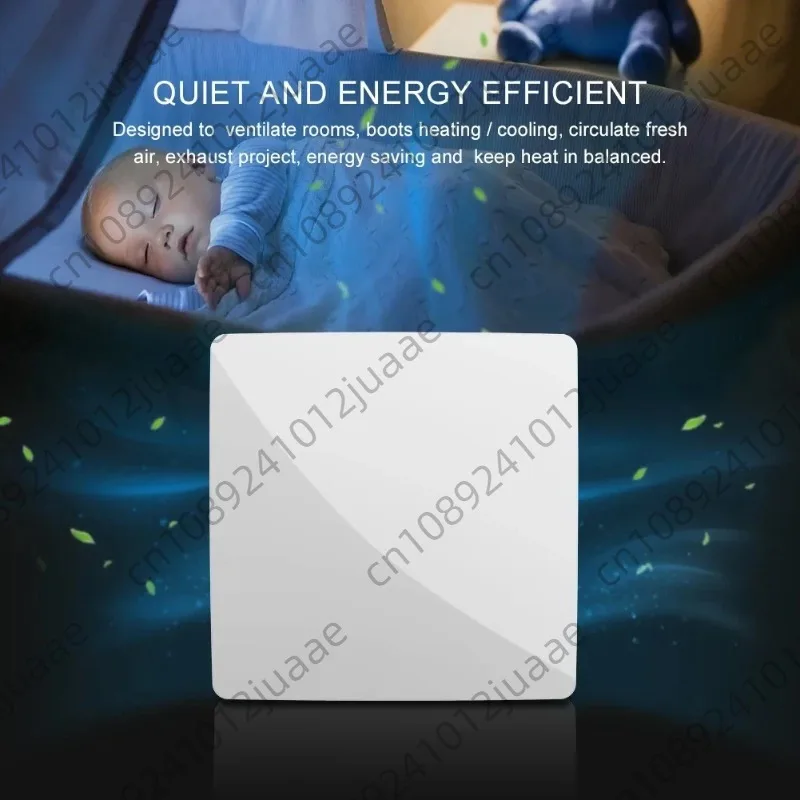 Wifi Controlled Single Room Ventilation System with Heat Recovery Ventilation for Home Fresh Air Heat Exchanger Ventilation