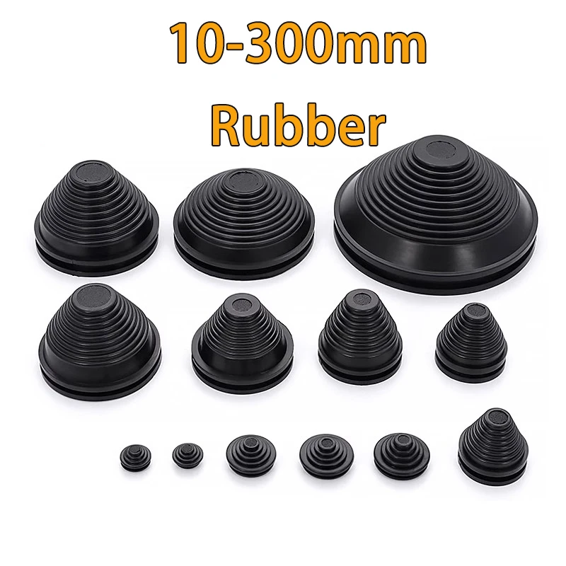 Rubber Tower Type Protection Coil Snap in Grommet Pad Seal Ring O-ring Protective Ring Sealing Cap Hole Plug Wire Guard Ring