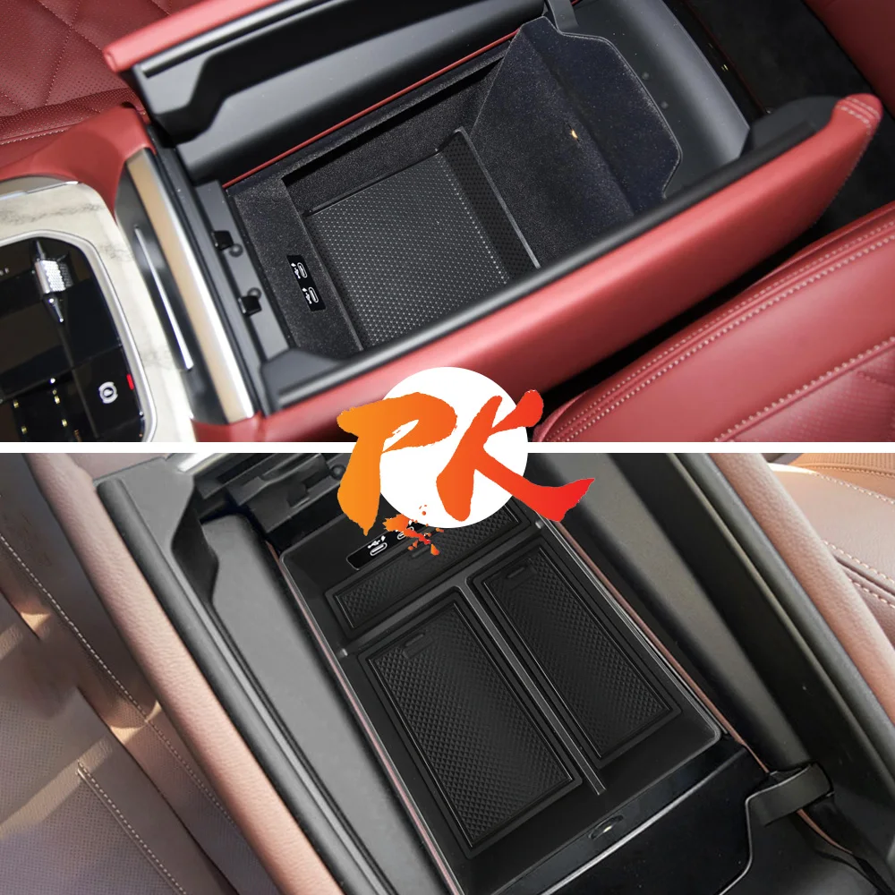 Mittelarmlehnen-Aufbewahrungsbox für BMW X5 G05 X6 G06 X7 G07 2019 - 2025 ABS Auto-Zubehör Interieur – Detail 3