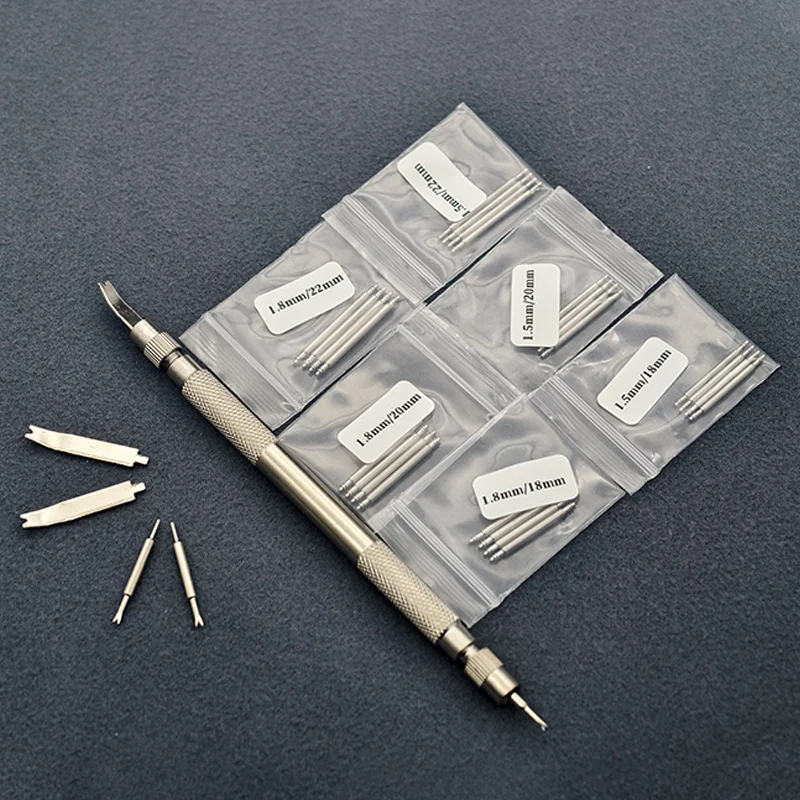 

Watch Repair Fork Watch Strap Case Back Repair Tool With 24PCS 18mm 20mm 22mm Spring Bar Double-ended Fork Repair Tools Set