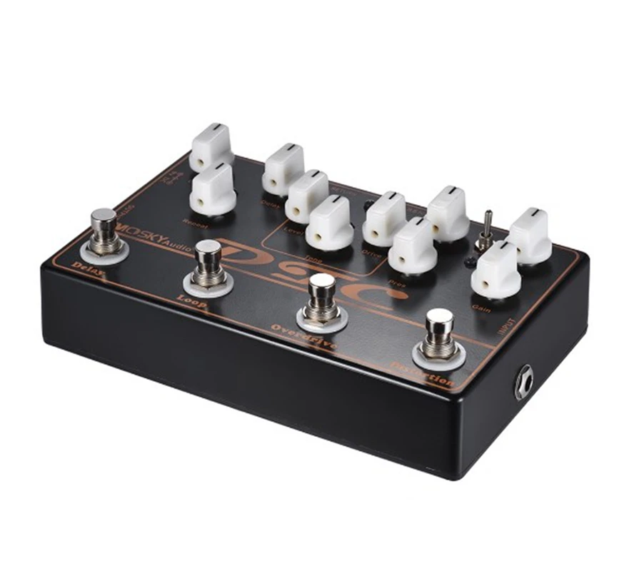 Mosky DTC 4-in-1 Electric Guitar Effect Pedal Synthetic Effector Multifunctional Effector Four in One