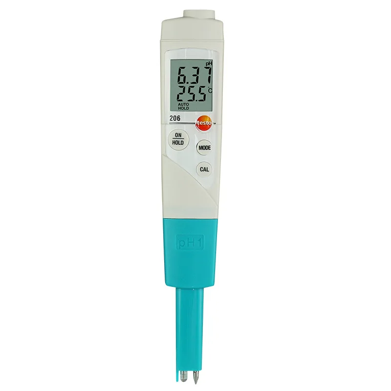 Testo 206-Testeur de pH compact pour ids français, pH1, tout neuf, en stock