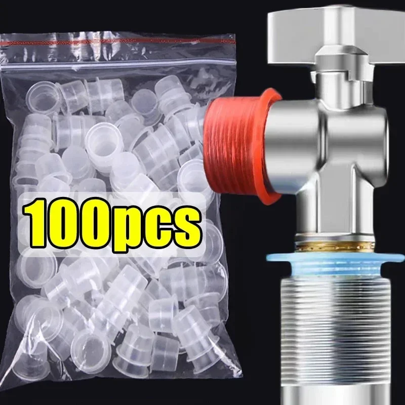 

100/10pc Faucet Leak-proof Sealing Gasket Valve Threaded Pipe Hose Silicone Washer Seal O Ring for Plumbing Plug Prevent Leakage