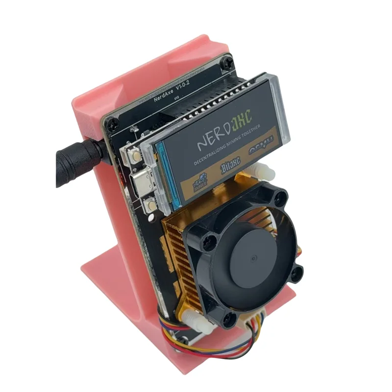 Nerdaxe BTC مينر 500Gh/S BM1366 ASIC رقاقة Nerdminer سولو اليانصيب مينر Bitaxe اليانصيب مينر ثلاثية الأبعاد قوس مطبوع الاتحاد الافريقي التوصيل