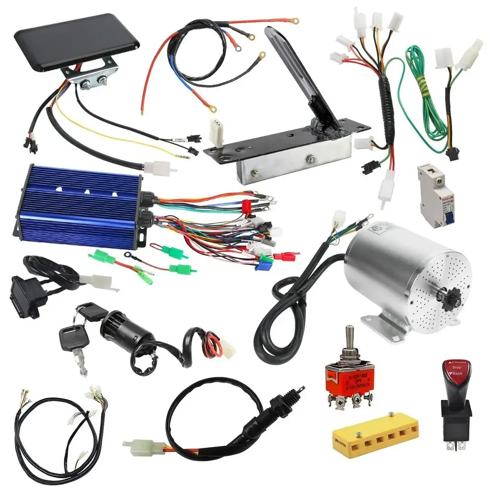 

Контроллер бесщеточного мотор-колеса TDPRO 72В 3000Вт с дисплеем и проводкой для скутера, квадроцикла, багги
