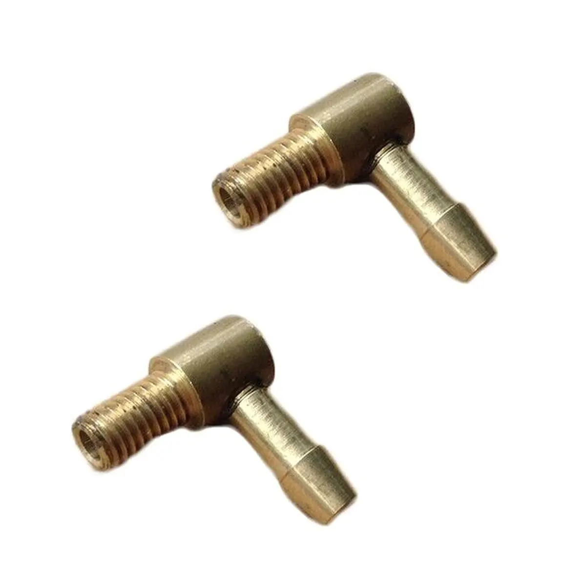 2pcs M5 Brass Motor ESC Water Cooling Nipple Fuel Nozzle 90 Degree For RC Boat Cooling System