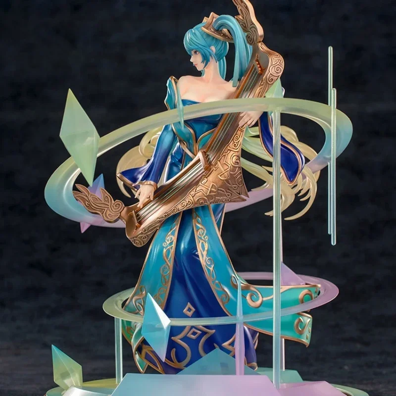 MJapos League of ATIONS End Sona Anime Figure, Original, Authentique, Collection Intensiuette, Ornements en boîte, Modèle Butter Toys, PVC 1/7, 31cm