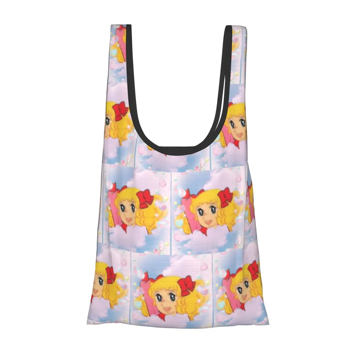 

Конфеты Конфеты Аниме Манга Портативная сумка-тоут для покупок Многоразовая сумка-шоппер Продуктовая сумка Сумка на плечо