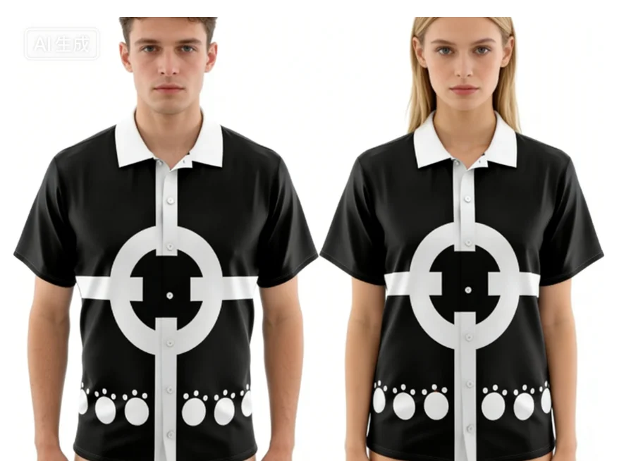 

Anime Cosplay Hawaiian Men's Shirts Green Gear Graphic Beach Party Button Down Tops High Quality Shirts Clothing