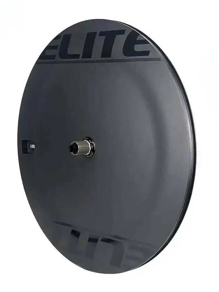 AliExpress ELITEWHEELS Time Trial Disc Wheels Carbon Fiber DiscTriathlon Wheelst front 3 Spoke Wheelset rear Disc Wheel For TT Bike Racing