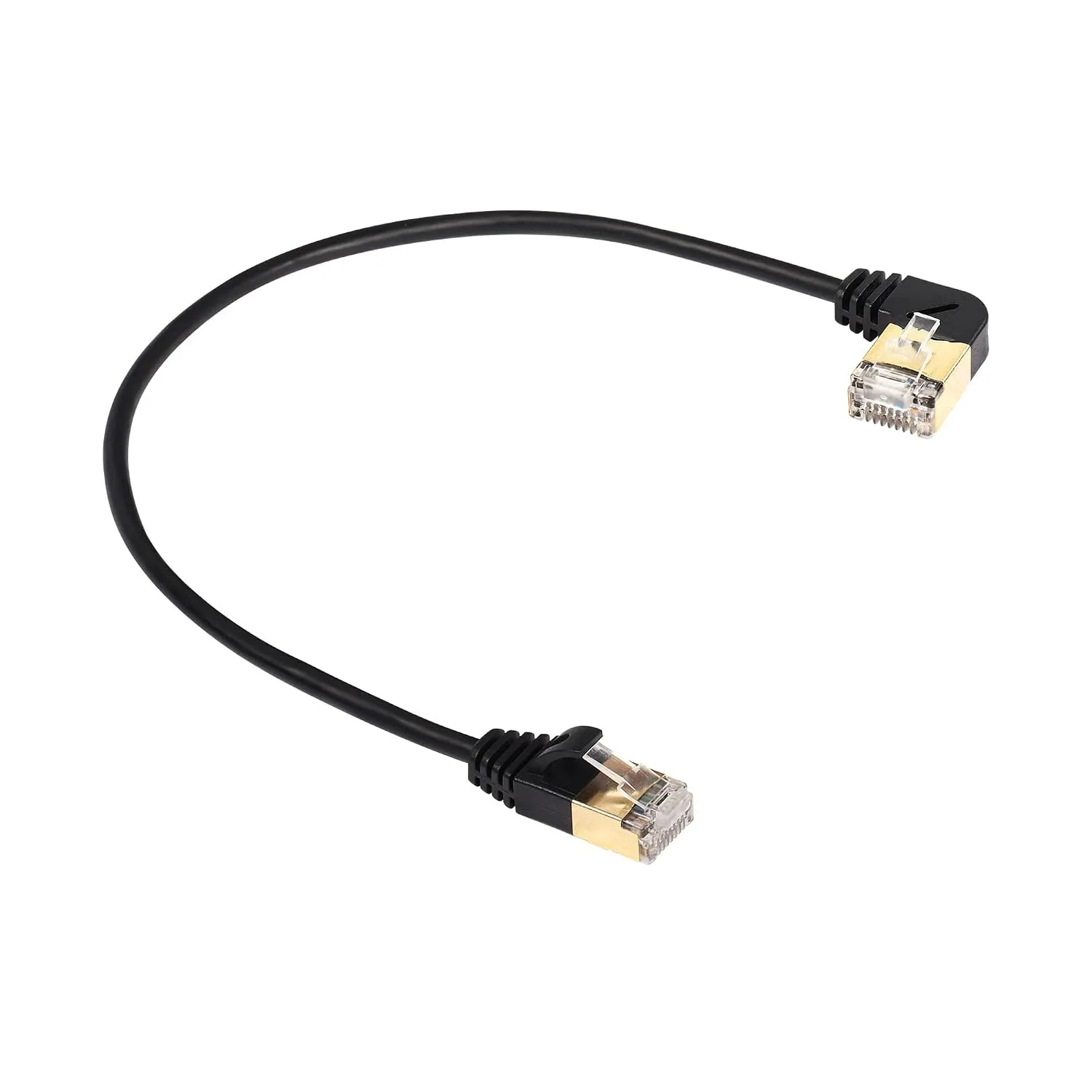 Ultra Cat8 Ethernet Cable SFTP 40Gbps 2000MHz Cat 8 RJ45 Network Lan 90 Degree Right UP Down Angle Internet RJ 45 Laptops Cable