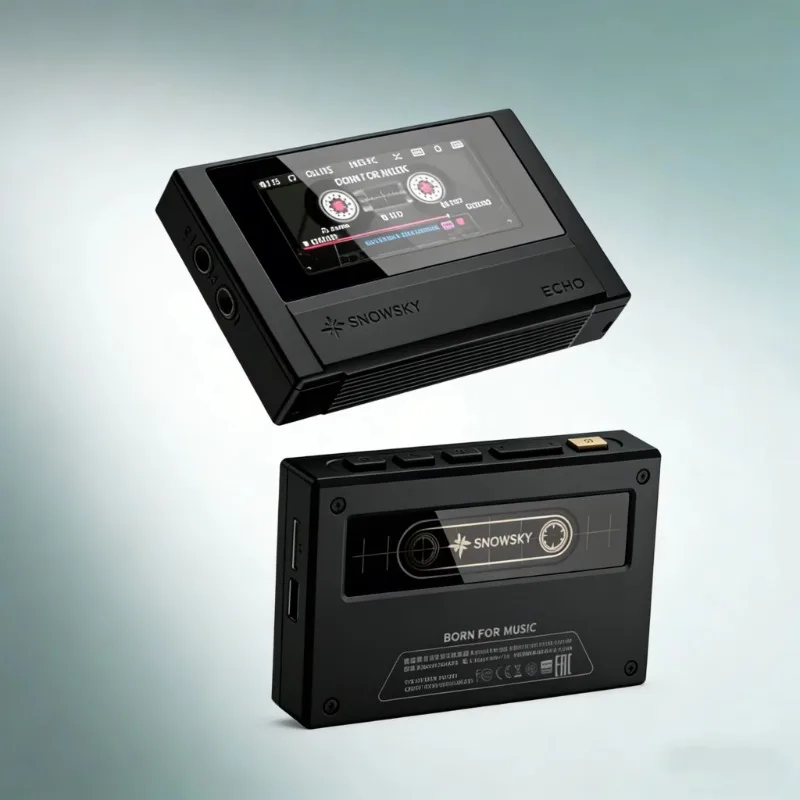 FiiO SnowSky Echo 블루투스 MP3 워크맨 HiFi 순수 음악 플레이어 15시간 재생 3.5mm 4.4mm 헤드폰 출력 워크맨 새로운 색상