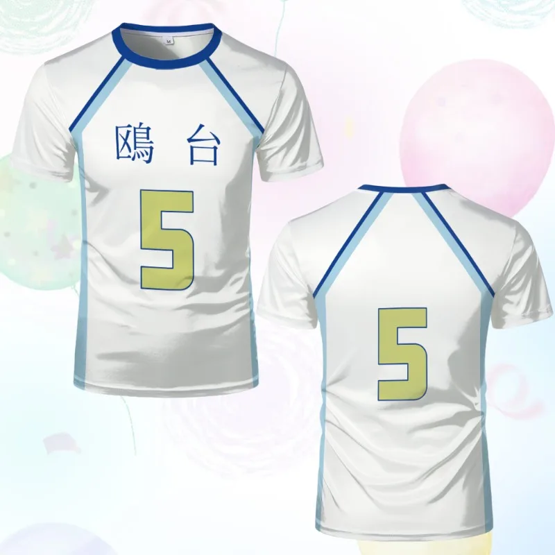 Haikyuu Itachiyama Cartoon Anime Cosplay Men Jersey Summer Short Sleeve Children Unisex Tee Tops Quick-Dry Fashion Women T-shirt