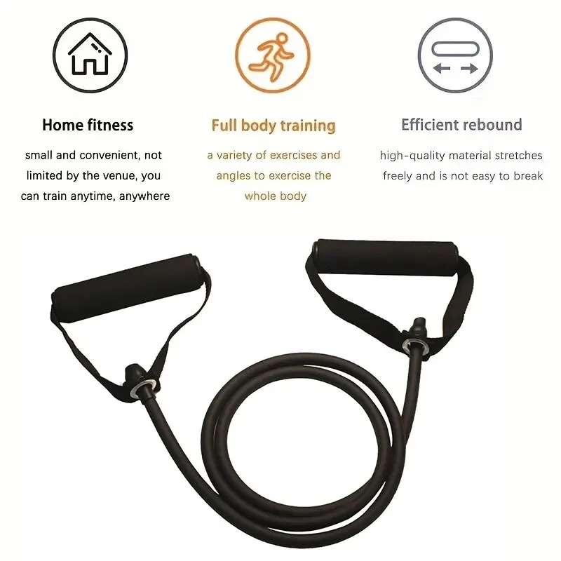 Resistance Bands With Handles, Home Workout Bands for Men Women, Exercise Strength Training Equipment with Handle for Fitness Gym